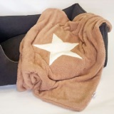 Beige / stjerne krem